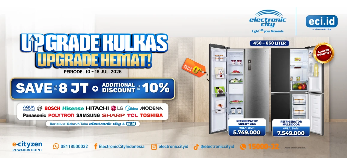 UPGRADE KULKAS UPGRADE HEMAT